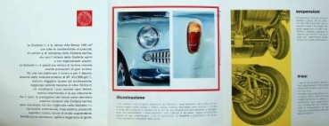 Alfa Romeo Giulietta t.i. Berlina Modelprogram 1957 Carbrochure (6069)